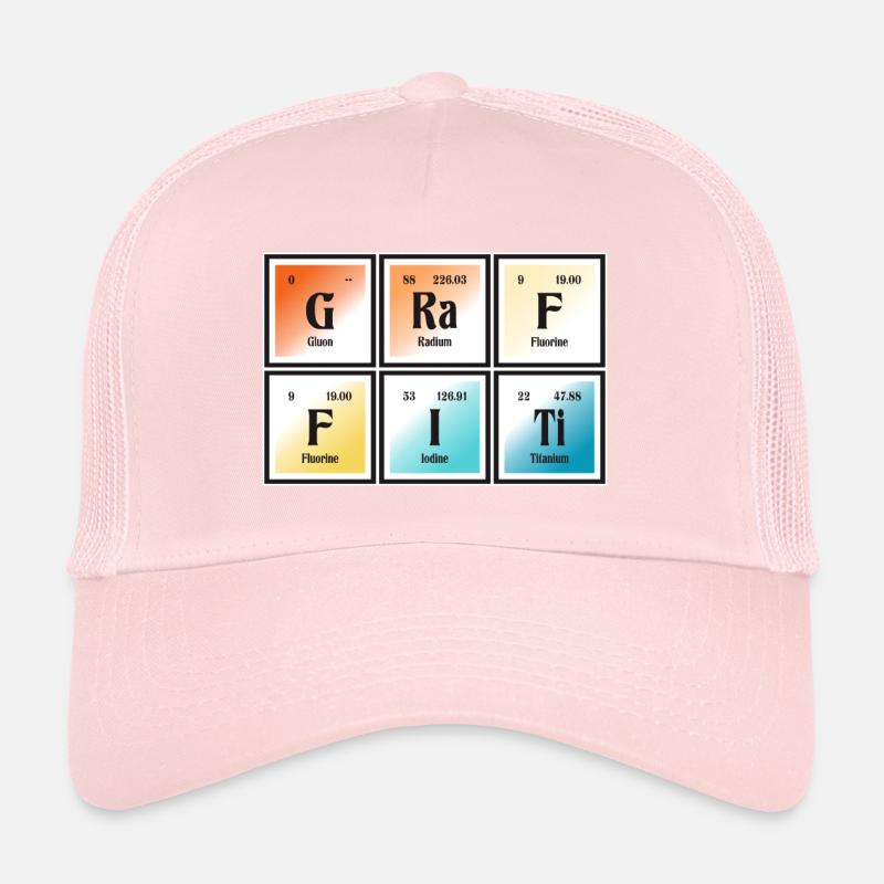 Graffiti | Tableau périodique des éléments Casquette trucker 