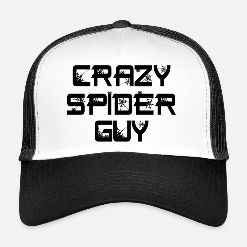 Drôle Crazy Spider Guy Pet Spider Propriétaire Casquette trucker 