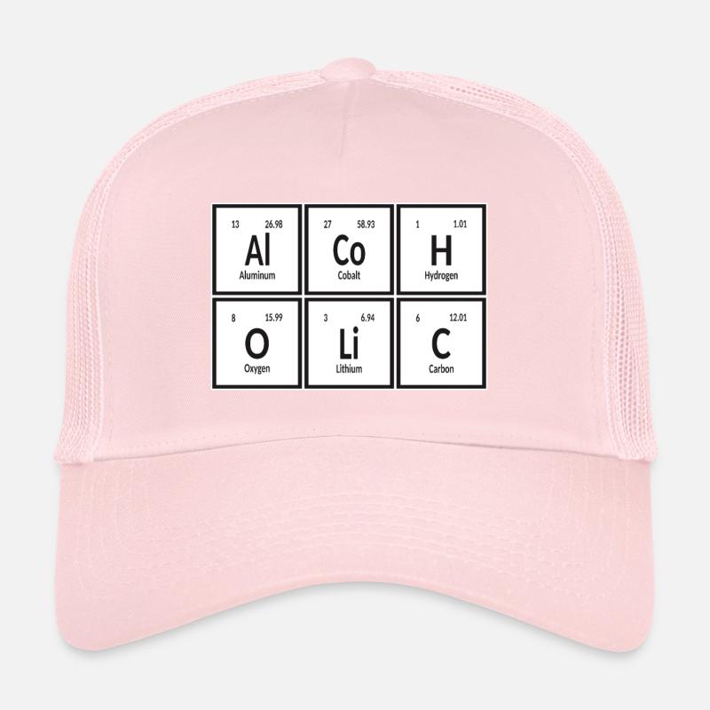 | alcoolique Tableau périodique des éléments Casquette trucker 
