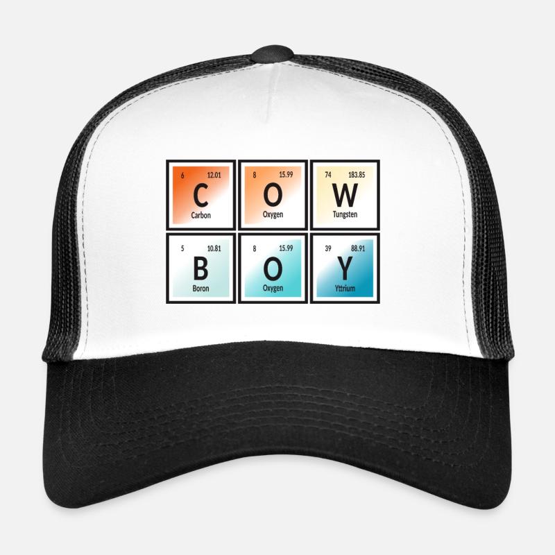 Cowboy | Periodic Table of Elements Trucker Cap