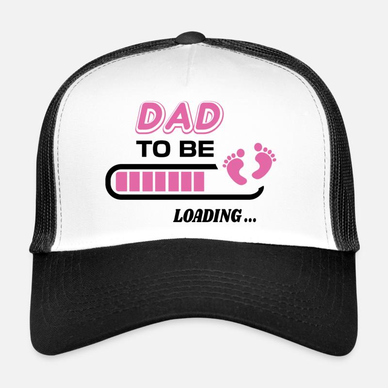 zukünftiger Vater. Warten Sie auf Geburtsgeschenk Trucker Cap