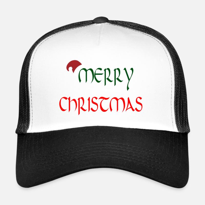 Joyeux Noël. Joyeux Noël - Casquette trucker  - blanc/noir