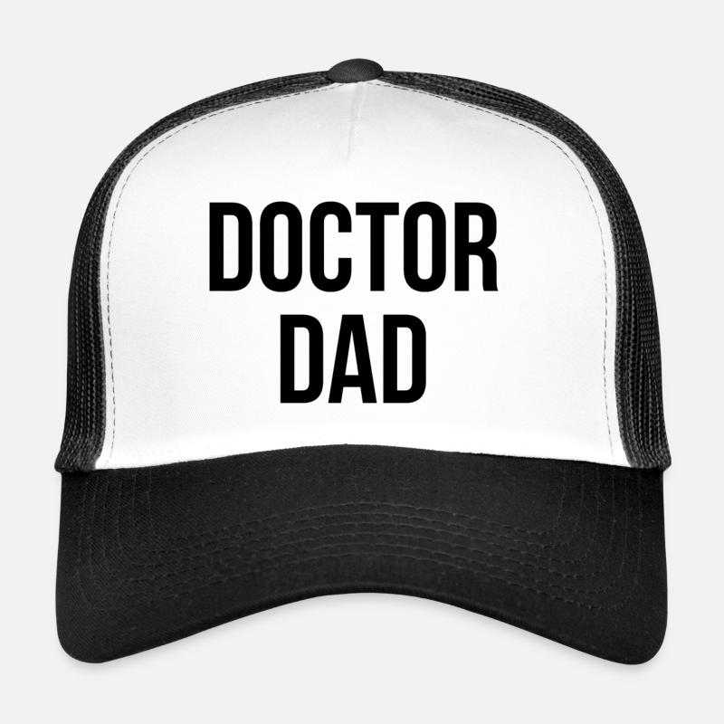 DOKTOR PAPA STOLZ - Trucker Cap - Weiß/Schwarz