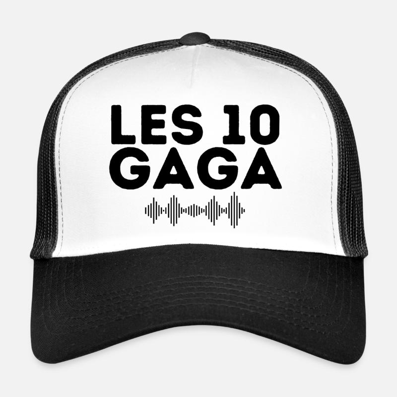 chanteuse, chanteuse célèbre, star de la pop - Casquette trucker  - blanc/noir