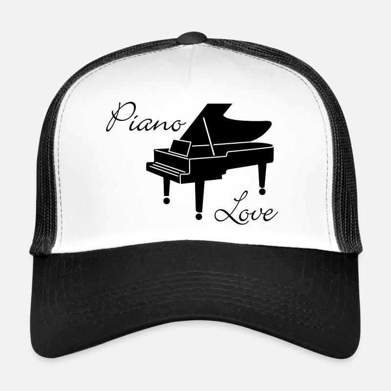 L’amour du piano Casquette trucker 
