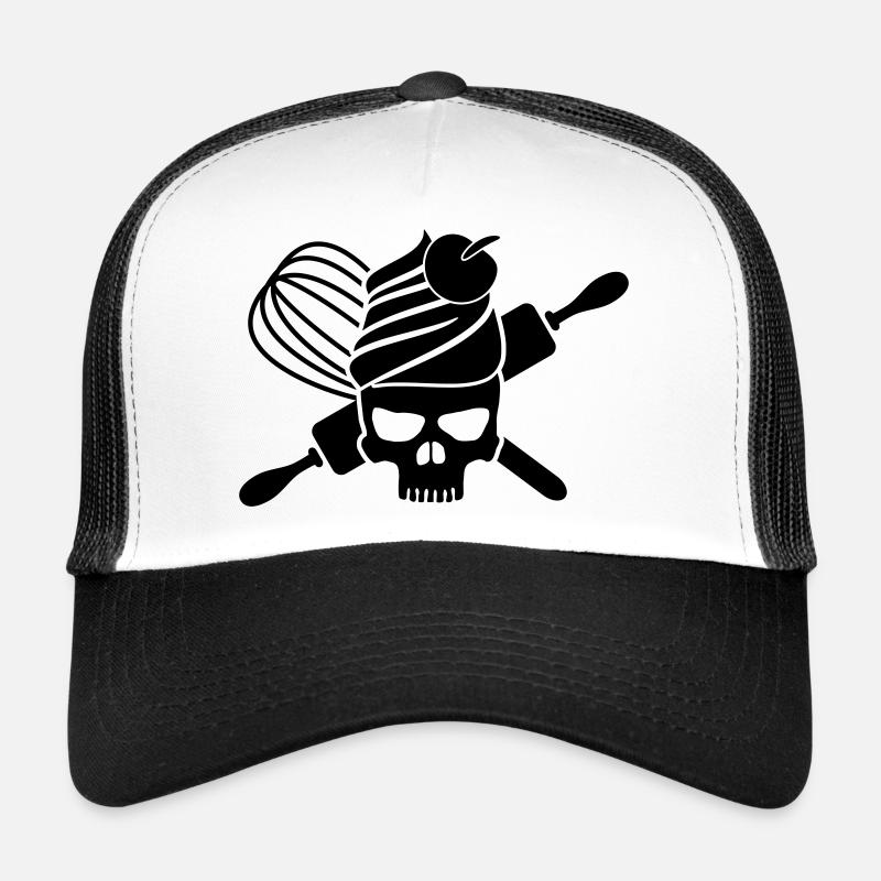 Crâne de cupcake Casquette trucker 