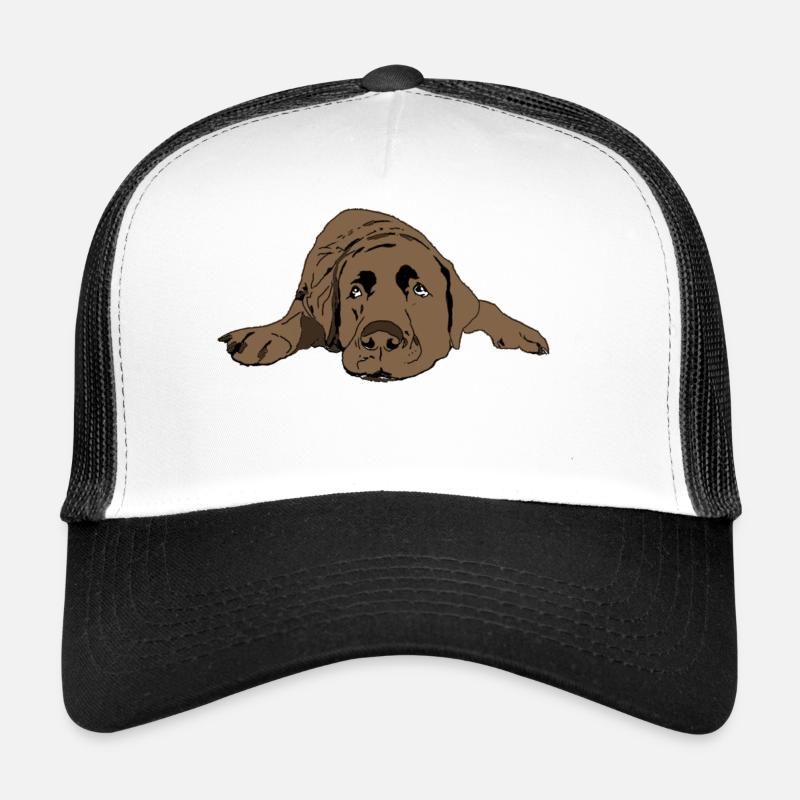 Labrador - Trucker Cap - white/black