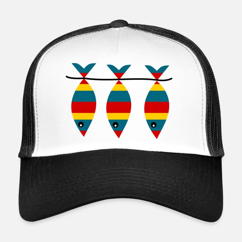 SARDINE. FISH. APRIL FOOL. EASTER. OCEAN Trucker Cap