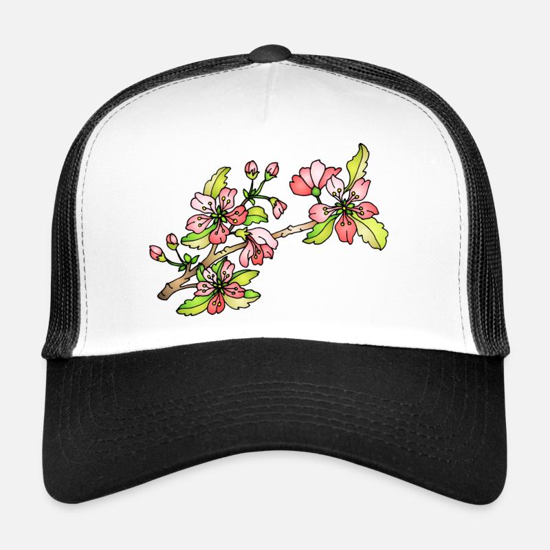 Fleur Casquette trucker 