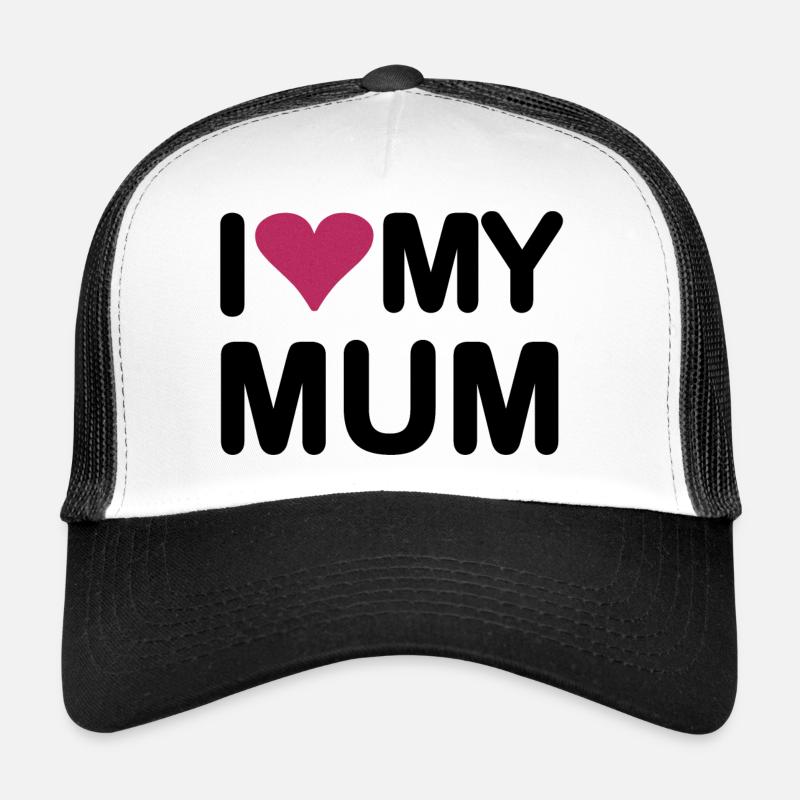 I love my Mum - Trucker Cap - white/black