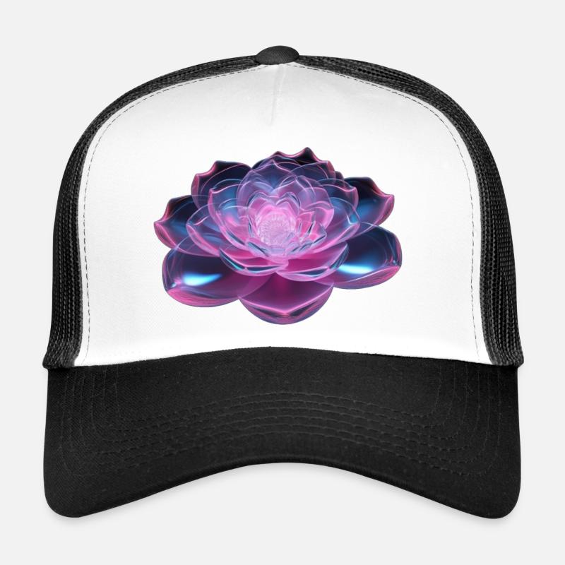 3D-Blume Trucker Cap
