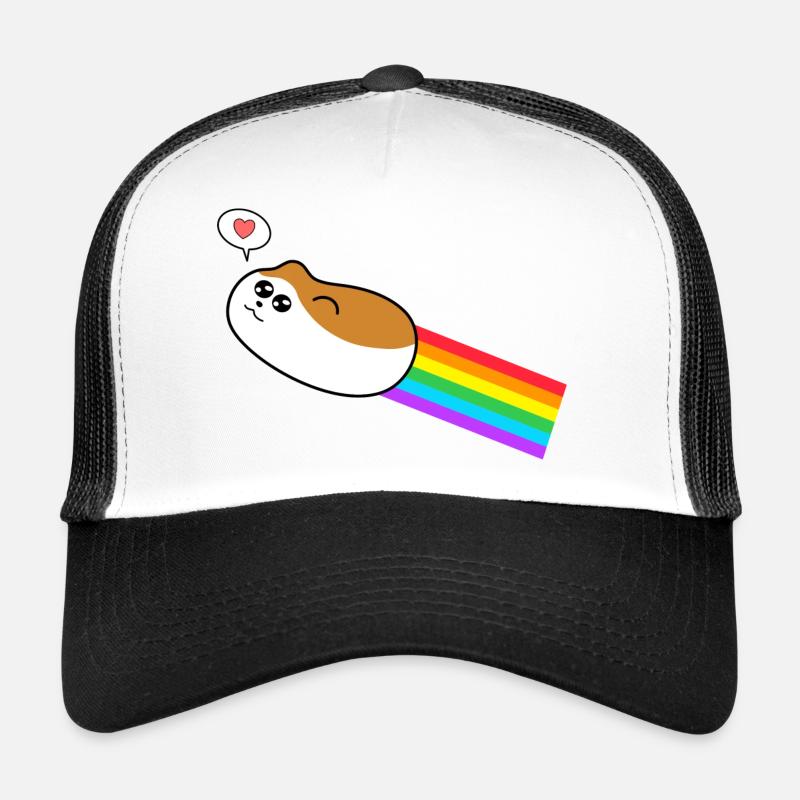 Hamster mit Regenbogen Trucker Cap