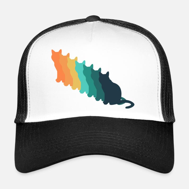 Retro-Katze Trucker Cap