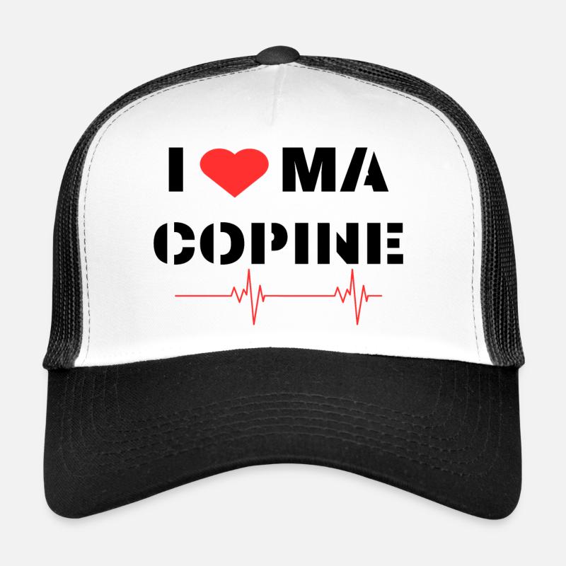 Déclaration d'amour à ma copine Casquette trucker 