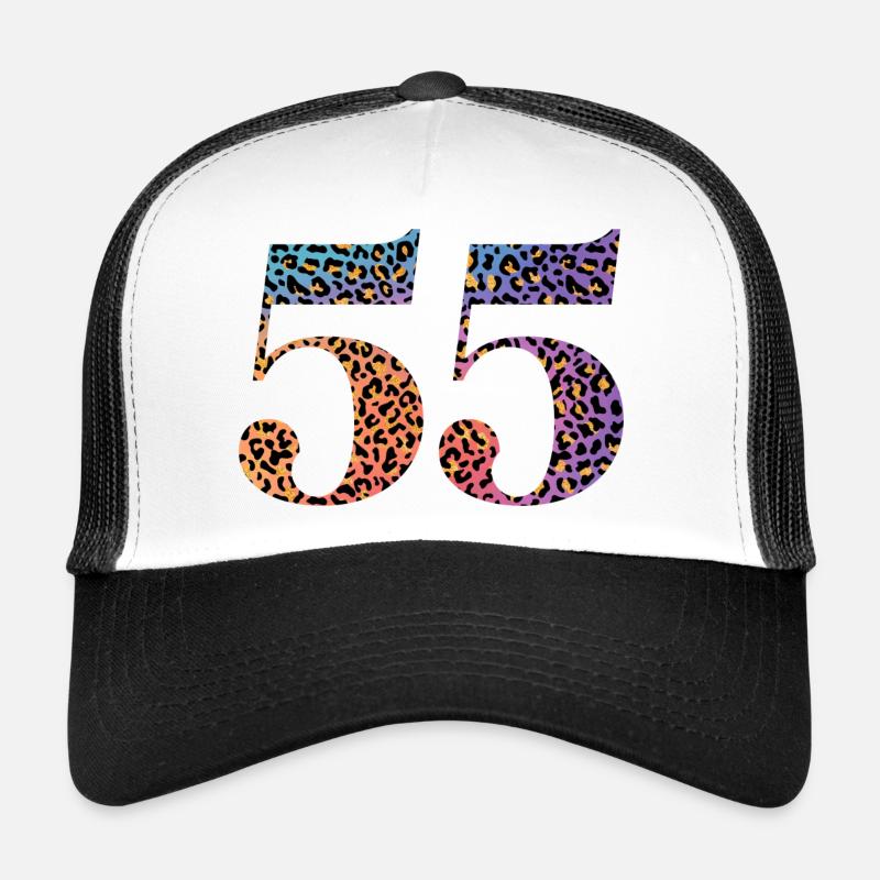 55e anniversaire léopard Casquette trucker 