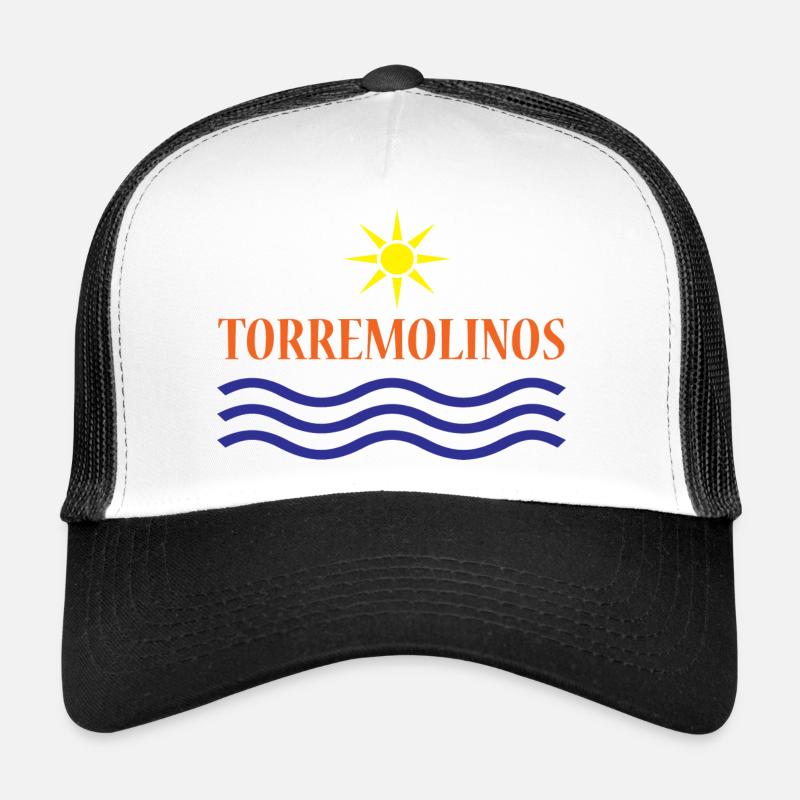TORREMOLINOS-Sonne Wasser+Text Trucker Cap