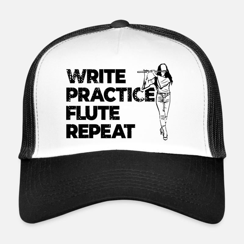 Citation de flûte de motivation Casquette trucker 