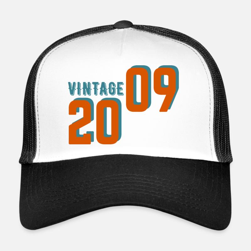 Vintage rétro 2009 Casquette trucker 
