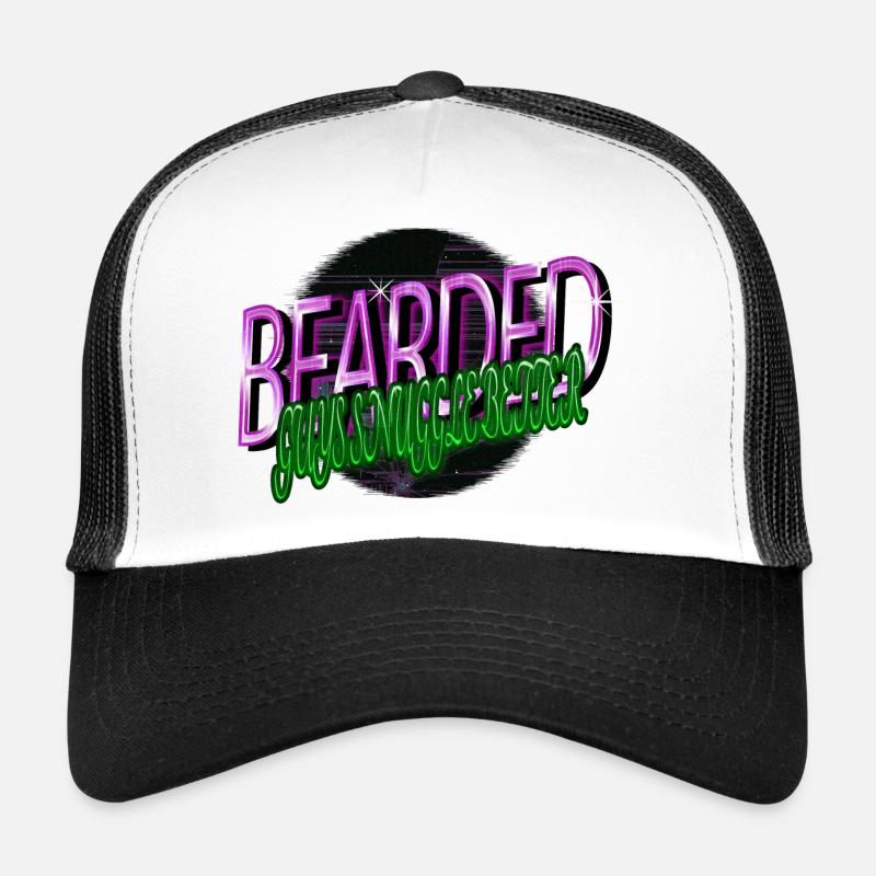 Barbe Blanche Papa Ours Magicien Barbe Blanche Casquette trucker 