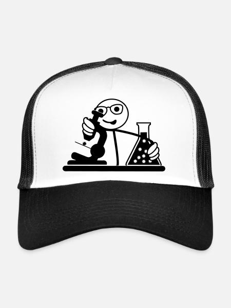 Scientist or biologist - Trucker Cap - white/black - Front