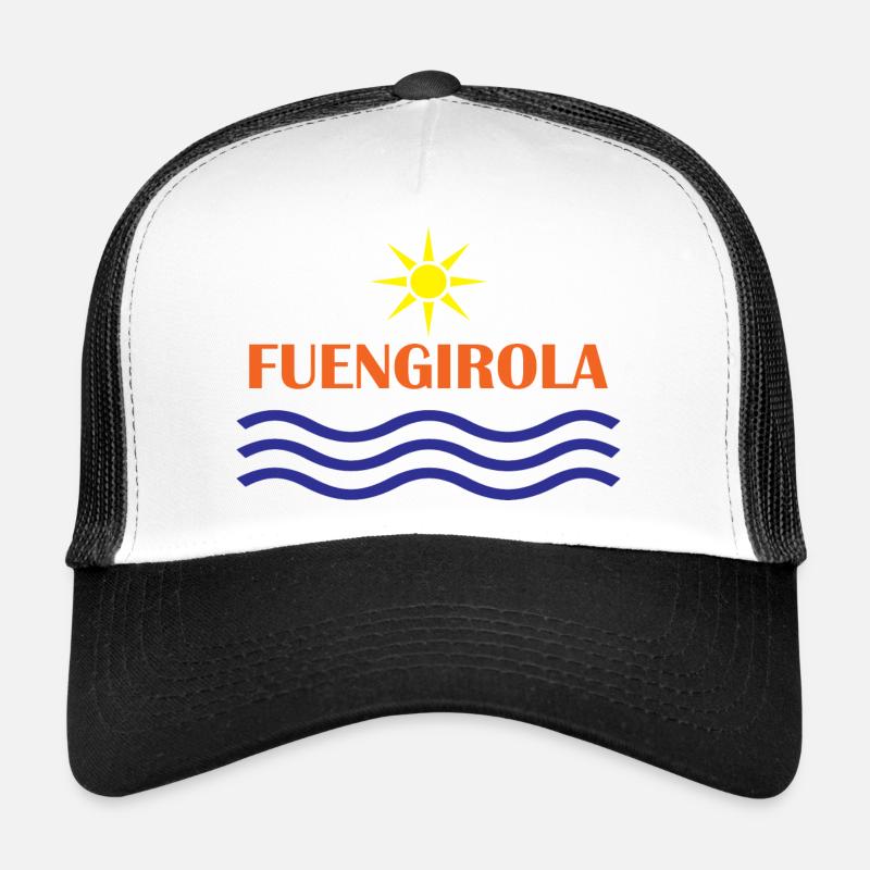 Fungirola Sonnen- und Wellendesign Trucker Cap