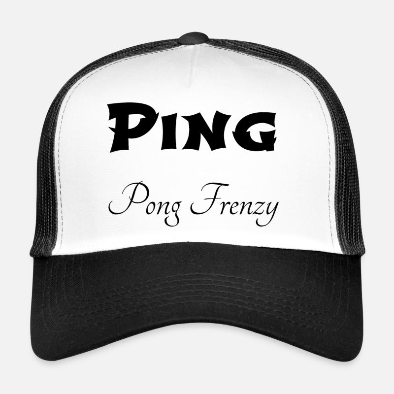 Déclaration drôle des amateurs de tennis de table Casquette trucker 