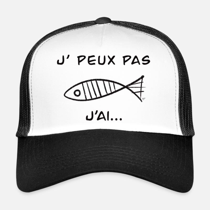 J peux pas j ai pêche Casquette trucker 