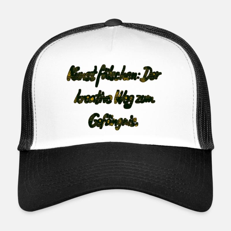 Der kreative Weg... - Trucker Cap - Weiß/Schwarz