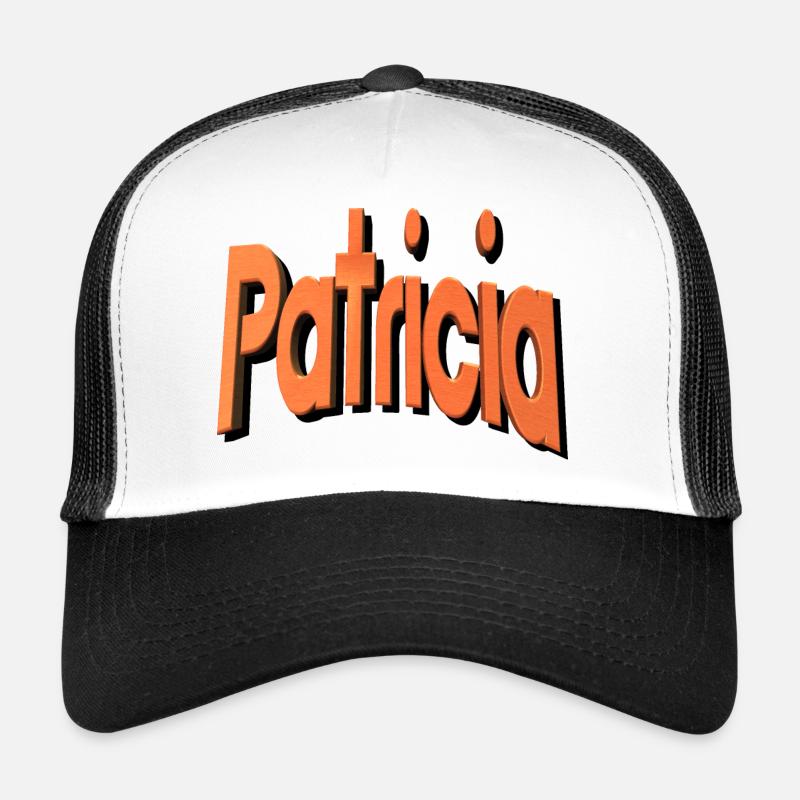 Patricia2 - Trucker Cap - white/black