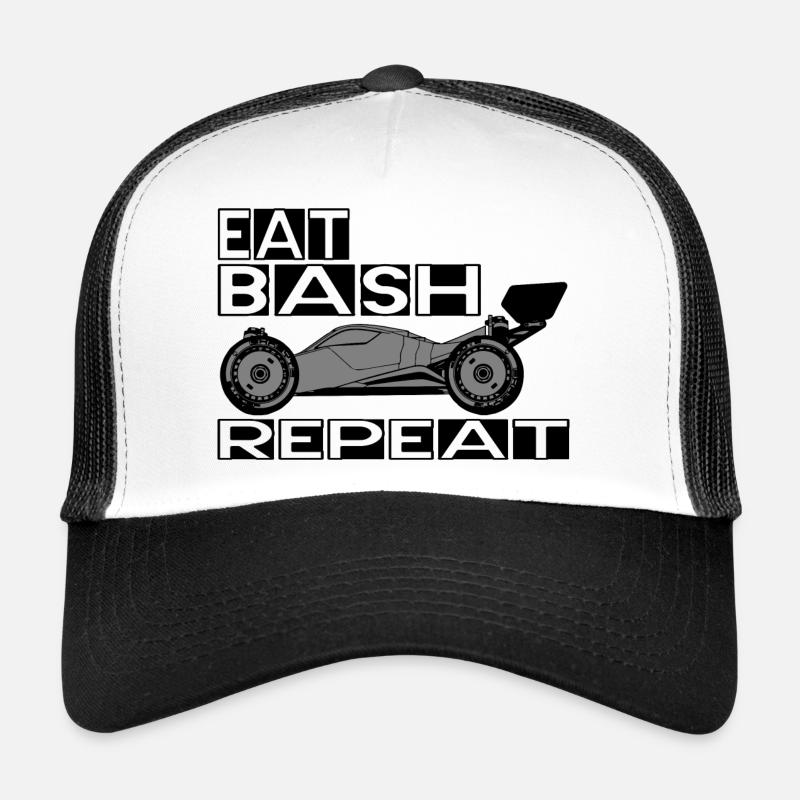 eat bash repeat Trucker Cap