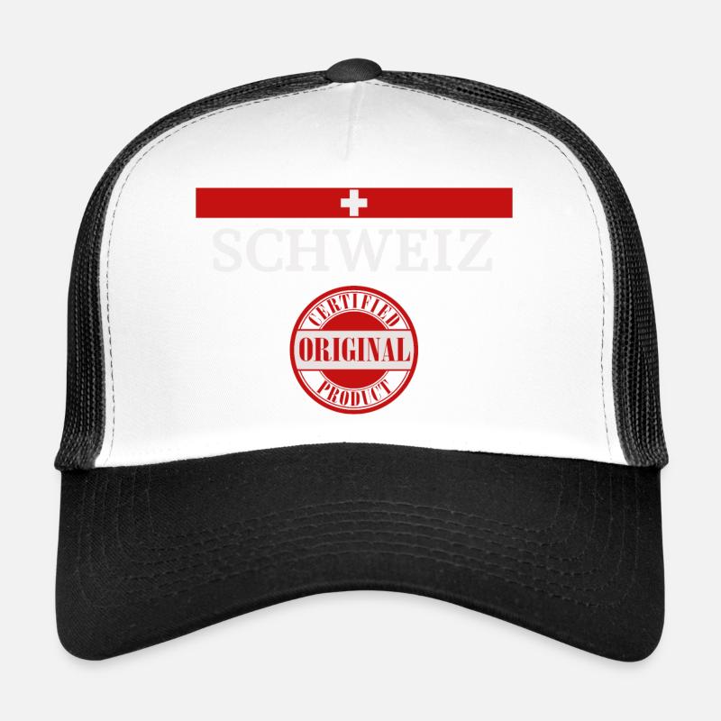 Drapeau de la Suisse, fierté suisse Casquette trucker 