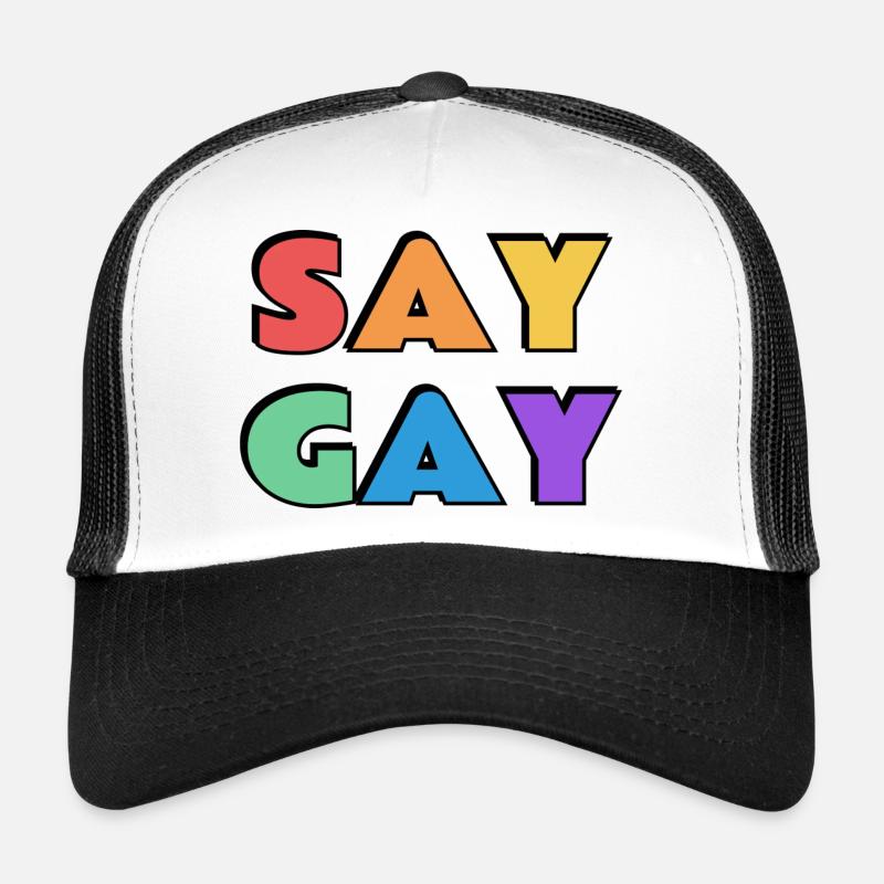 DITES GAY Casquette trucker 