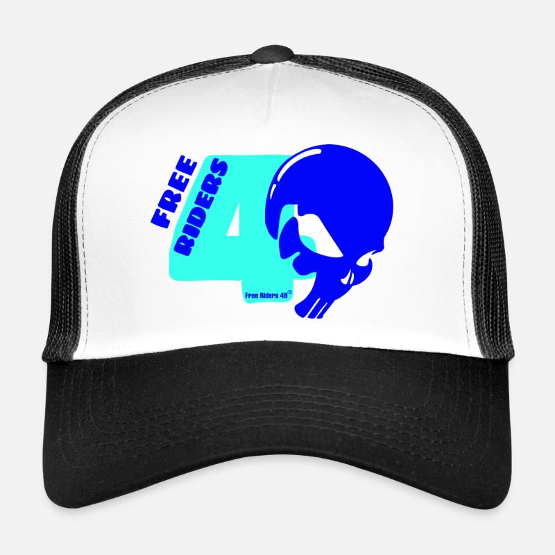 FR49 Ice Mint - Casquette trucker  - blanc/noir