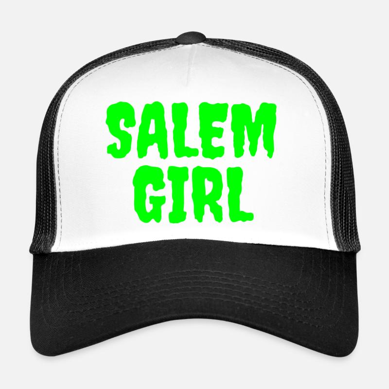 Lebendiges Salem Mädchen Grafik T-Shirt Trucker Cap