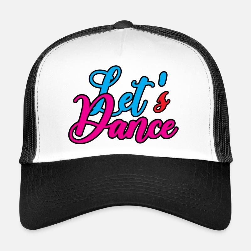 Cheerful dance design with color splendor Trucker Cap