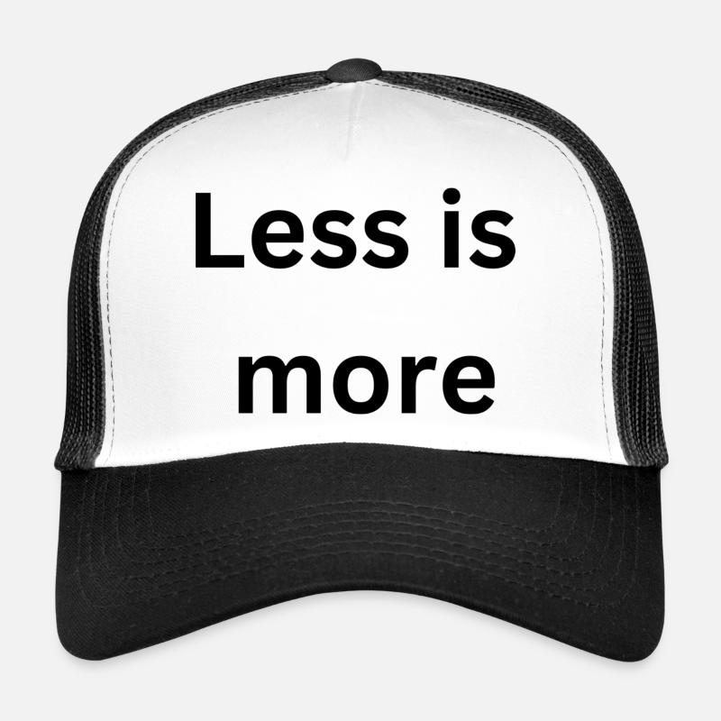 Moins, c’est plus Casquette trucker 
