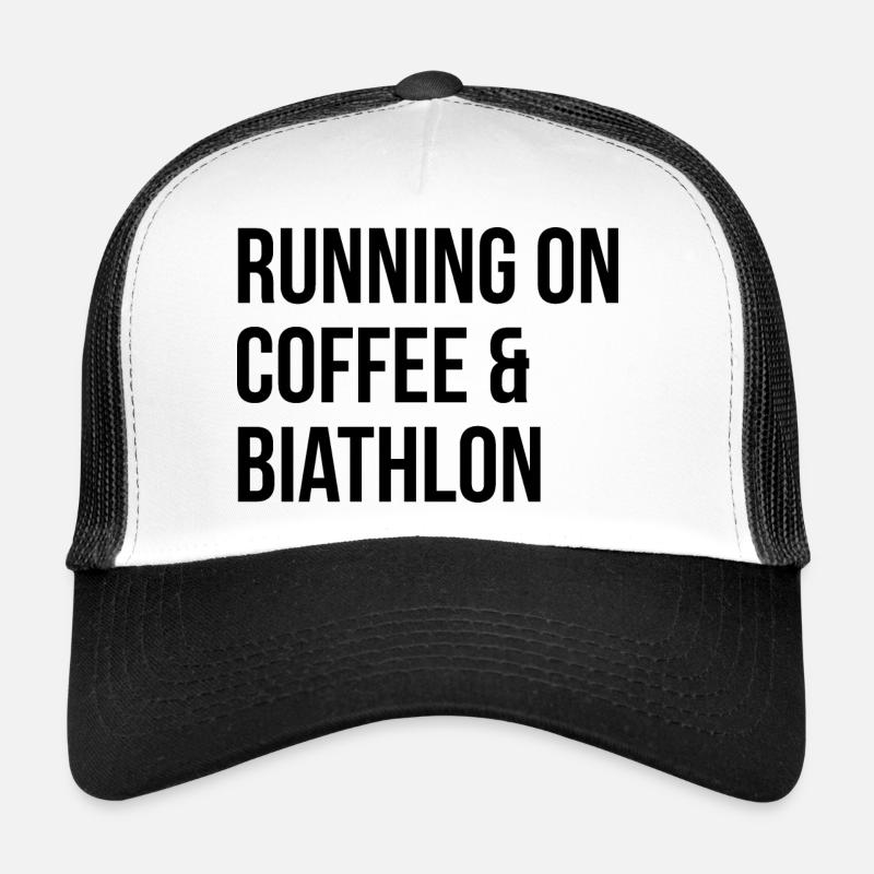 Biathlon - Trucker Cap - Weiß/Schwarz