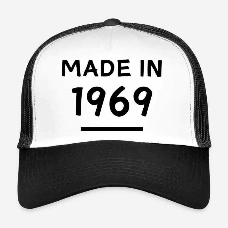 Fabriqué en 1969 - Année de naissance / Anniversaire Casquette trucker 