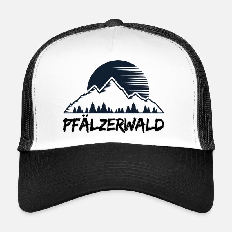 Wanderstock - Trucker Cap - Weiß/Schwarz