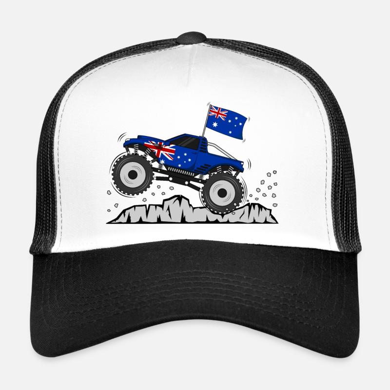 Monstertruck Australien Flagge Trucker Cap