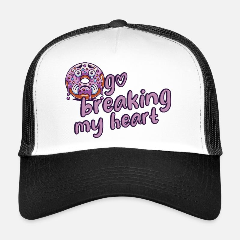 Donut - Trucker Cap - Weiß/Schwarz