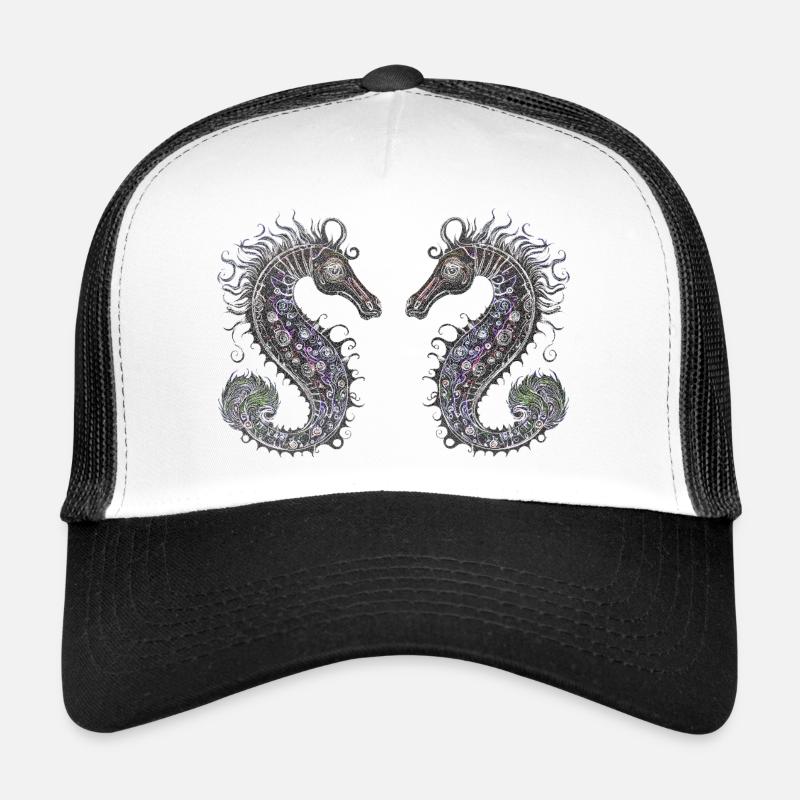 Hippocampes mystiques Casquette trucker 