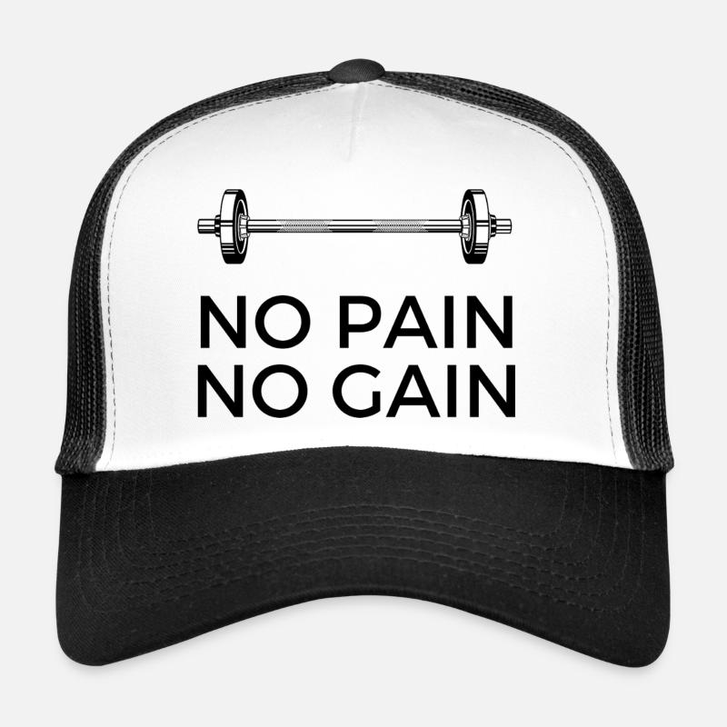 Pas de douleur, pas de gain - avec du poids Casquette trucker 