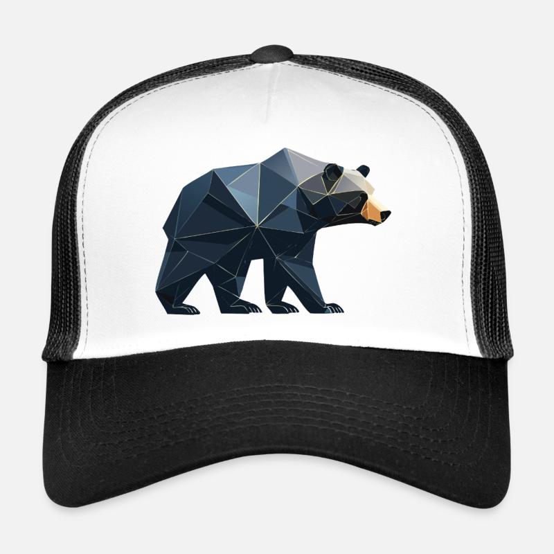 Ours Noir Géo Casquette trucker