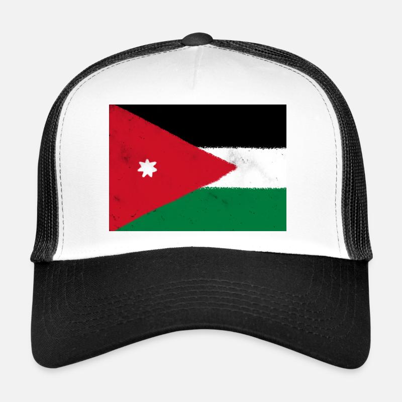 Drapeau de la Jordanie Casquette trucker 