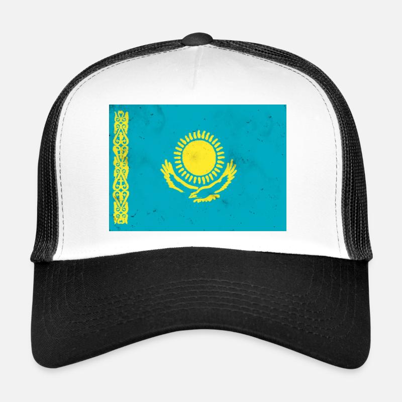 Drapeau du Kazakhstan Casquette trucker 