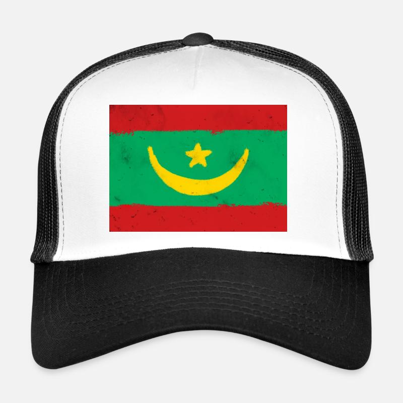 Drapeau de la Mauritanie Casquette trucker 