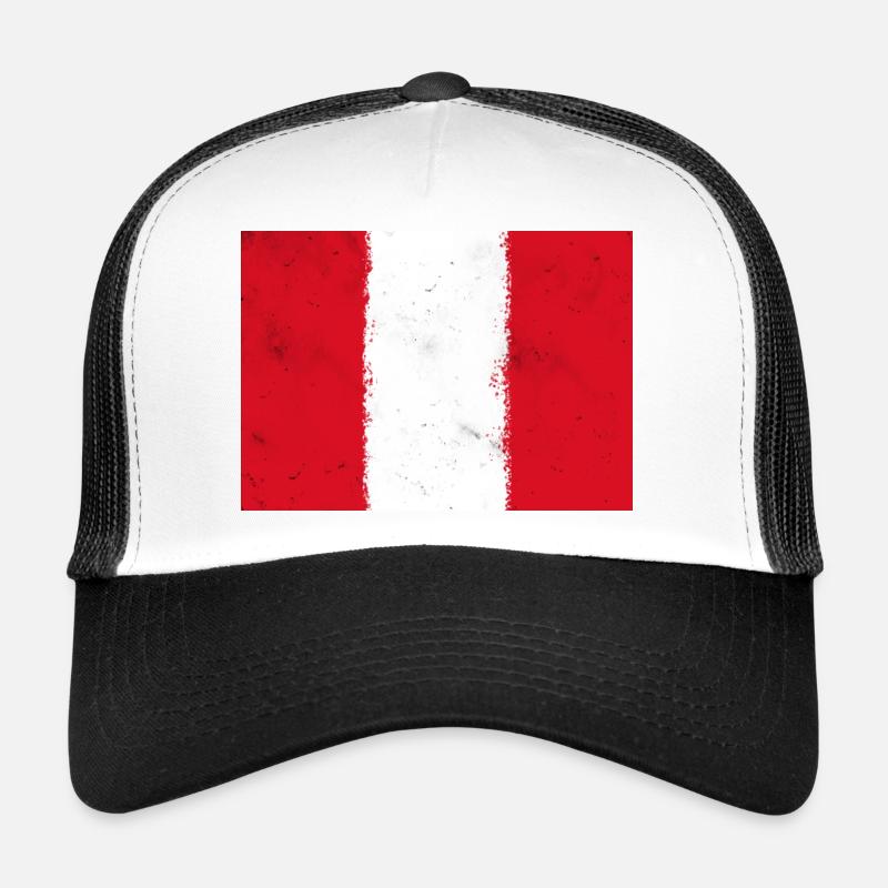 Flagge von Peru Trucker Cap