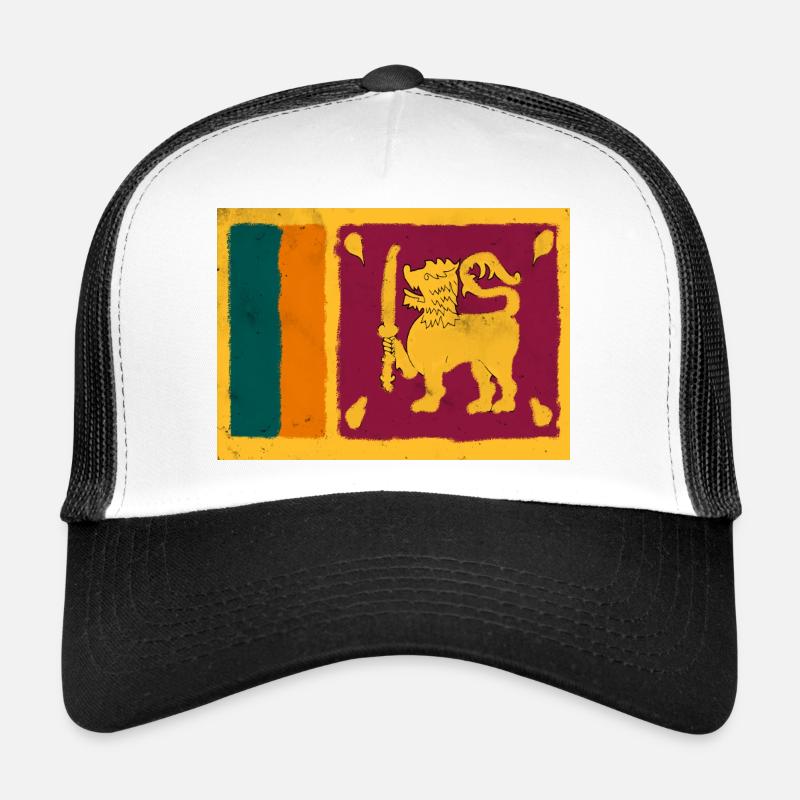 Drapeau du Sri Lanka Casquette trucker 