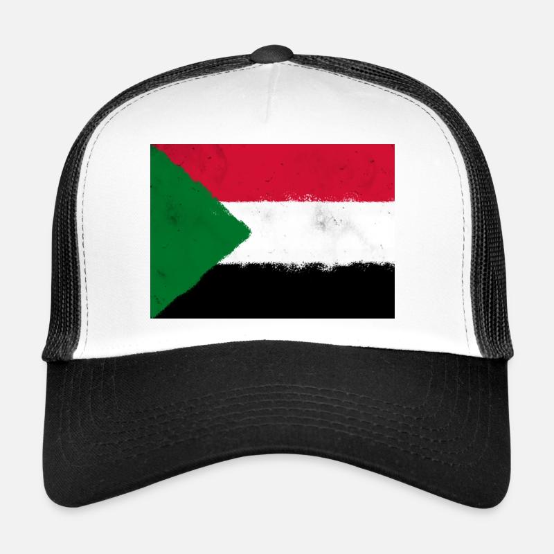 Drapeau du Soudan Casquette trucker 